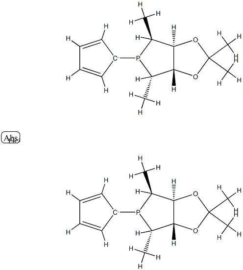 1,1-Bis[(2S,3S,4S,5S)-2,5-dimethyl-3,4-O-isopropylidene-3,4-dihydroxyphospholanyl]ferrocene