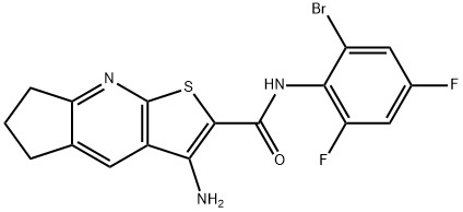 3-amino-N-(2-bromo-4,6-difluorophenyl)-6,7-dihydro-5H-cyclopenta[b]thieno[3,2-e]pyridine-2-carboxamide