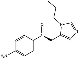 (S)-4-(((1-Propyl-1H-imidazol-5-yl)methyl)sulfinyl)aniline