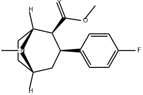 (-)-2-BETA-CARBOMETHOXY-3-BETA-(4-FLUOROPHENYL)TROPANE