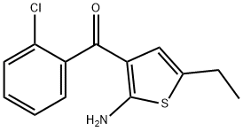 2-Amino-3-o-chlorobenzoyl-5-ethylthiophene