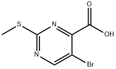 5-Bromo-2-(methylthio)pyrimidine-4-carboxylic acid