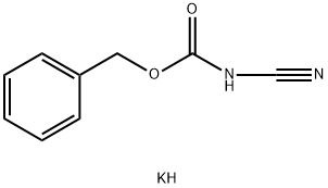 Potassium N-cyanocarbamic acid, phenylmethyl ester