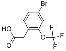 4-bromo-2-(trifluoromethoxy)phenylacetic acid