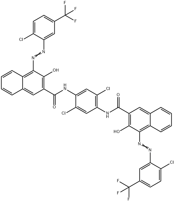 N,N'-(2,5-dichloro-1,4-phenylene)bis[4-[[2-chloro-5-(trifluoromethyl)phenyl]azo]-3-hydroxynaphthalene-2-carboxamide]
