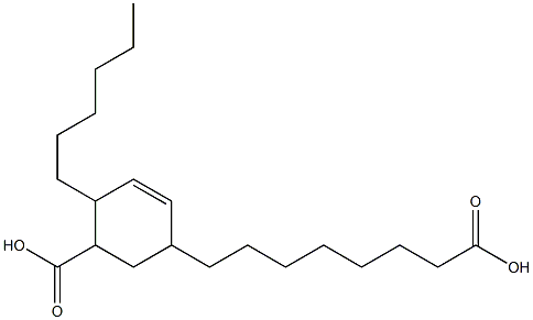 5(or 6)-carboxy-4-hexylcyclohex-2-ene-1-octanoic acid