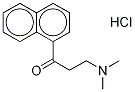 3-(DIMETHYLAMINO)-1-(NAPHTHALEN-1-YL)PROPAN-1-ONE HYDROCHLORIDE