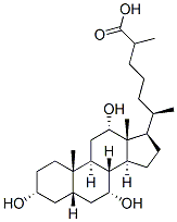 (3a,5b,7a,12a)-3,7,12-trihydroxy-Cholestan-26-oic acid