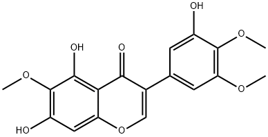 5,7-dihydroxy-3-(3-hydroxy-4,5-dimethoxyphenyl)-6-methoxy-4-benzopyrone