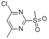 4-CHLORO-6-METHYL-2-(METHYLSULFONYL)PYRIMIDINE