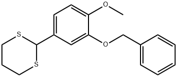 2-(3-BENZYLOXY-4-METHOXY-PHENYL)-(1,3)DITHIANE
