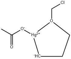 (acetato-O)[3-(chloromethoxy)propyl-C,O]mercury  