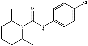 1-(N-(4-CHLOROPHENYL)CARBAMOYL)-2,6-DIMETHYLPIPERIDINE