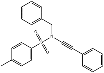 4-methyl-N-(2-phenylethynyl)-N-(phenylmethyl)-benzenesulfonamide