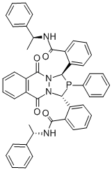 2,2μ-[(1R,3R)-2,3,5,10-Tetrahydro-5,10-dioxo-2-phenyl-1H-[1,2,4]diazaphospholo[1,2-b]phthalazine-1,3-diyl]bis[N-[(1S)-1-phenylethyl]benzamide]