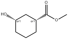 Cyclohexanecarboxylic acid, 3-hydroxy-, methyl ester, (1R,3S)-rel-