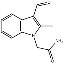 2-(3-FORMYL-2-METHYL-INDOL-1-YL)-ACETAMIDE
