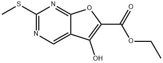 5-Hydroxy-2-methylsulfanyl-furo[2,3-d]pyrimidine-6-carboxylic acid ethyl ester