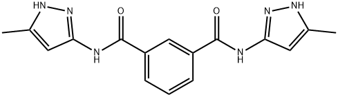 1-N,3-N-bis(5-methyl-1H-pyrazol-3-yl)benzene-1,3-dicarboxamide