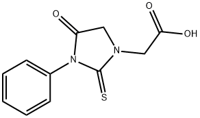 4-oxo-3-phenyl-2-thioxoimidazolidine-1-acetic acid