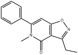 3-ETHYL-5-METHYL-6-PHENYL-4(5H)-ISOXAZOLO(4,5-C)PYRIDINONE