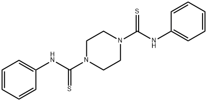 (PHENYLAMINO)(4-((PHENYLAMINO)THIOXOMETHYL)PIPERAZINYL)METHANE-1-THIONE