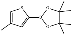2-(4-Methyl-2-thienyl)-4,4,5,5-tetramethyl-1,3,2-dioxaborolane,  4-Methyl-2-thienylboronic  acid  pinacol  ester,  4-Methyl-2-(4,4,5,5-tetramethyl-1,3,2-dioxaborolan-2-yl)thiophene
