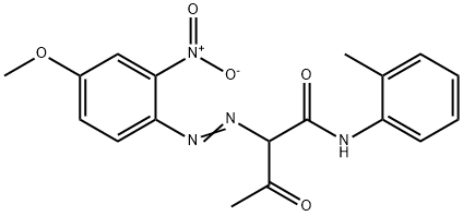 2-[(4-methoxy-2-nitrophenyl)azo]-3-oxo-N-(o-tolyl)butyramide
