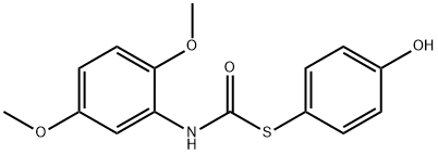S-(4-HYDROXYPHENYL) N-(2,5-DIMETHOXYPHENYL)THIOCARBAMATE