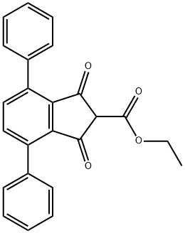 1,3-DIOXO-4,7-DIPHENYL-INDAN-2-CARBOXYLIC ACID ETHYL ESTER