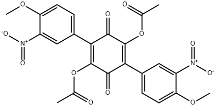 2,5-BIS(3-NITRO-4-METHOXYPHENYL)-3,6-DIACETOXY-1,4-BENZOQUINONE