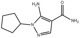 1H-Pyrazole-4-carboxamide,5-amino-1-cyclopentyl-(9CI)