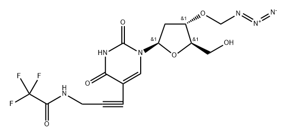 3'-O-(Azidomethyl)-2'-deoxy-5-[3-[(trifluoroacetyl)amino]-1-propyn-1-yl]-uridine