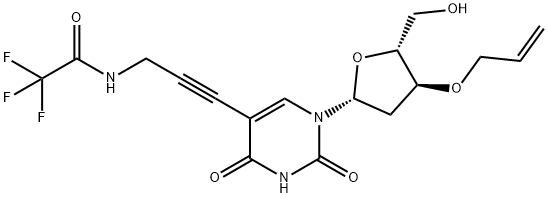 2'-Deoxy-3'-O-2-propenyl-5-[3-[(trifluoroacetyl)amino]-1-propyn-1-yl]-uridine