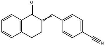 4-[(1-oxo-3,4-dihydronaphthalen-2-ylidene)methyl]benzonitrile