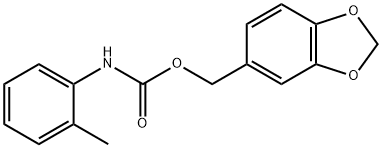 Carbanilic acid, o-methyl-, piperonyl ester (7CI, 8CI)