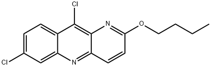 1-AZA-2-N-BUTOXY-6,9-DICHLORO-ACRIDINE