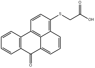 ((7-oxo-7h-benz(de)anthracen-3-yl)thio)-aceticaci                                                                                                                                                                                                              