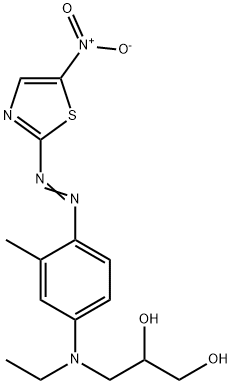 3-[ethyl[3-methyl-4-[(5-nitrothiazol-2-yl)azo]phenyl]amino]propane-1,2-diol