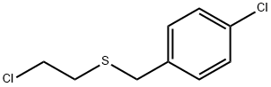 1-chloro-4-[[(2-chloroethyl)thio]methyl]benzene
