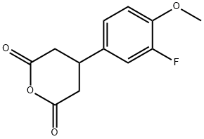 4-(3-Fluoro-4-methoxyphenyl)dihydro-2H-pyran-2,6(3H)-dione
