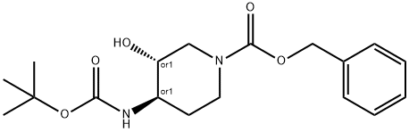 trans-4-[(tert-butoxycarbonyl)amino]-3-hydroxypiperidine-1-carboxylate