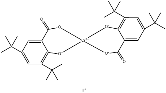 hydrogen bis[3,5-di-tert-butylsalicylato(2-)-O1,O2]chromate(1-)