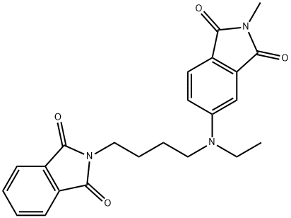 4-{N-Ethyl-N-[4-(N-phthalimido)butyl]amino}-N-methylphthalim