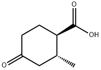 trans-2-methyl-4-oxocyclohexane-1-carboxylic acid