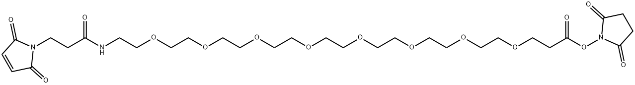 alpha-MaleiMidopropionyl-oMega-succiniMidyl-8(ethylene glycol)