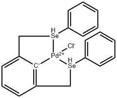 Chloro{2,6-bis[(phenylseleno-Se)methyl]phenyl-C}palladium(II)