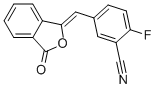 2-Fluoro-5-[(3-oxo-1(3H)-isobenzofuranylidene)methyl]-benzonitrile