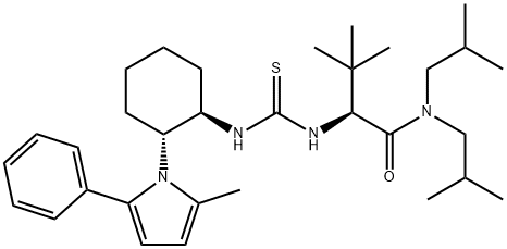 (2S)-3,3-Dimethyl-2-[[[[(1R,2R)-2-(2-methyl-5-phenyl-1H-pyrrol-1-yl)cyclohexyl]amino]thioxomethyl]amino]-N,N-bis(2-methylpropyl)butanamide