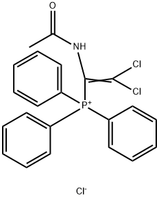 Phosphonium, [1-(acetylamino)-2,2-dichloroethenyl]triphenyl-, chloride